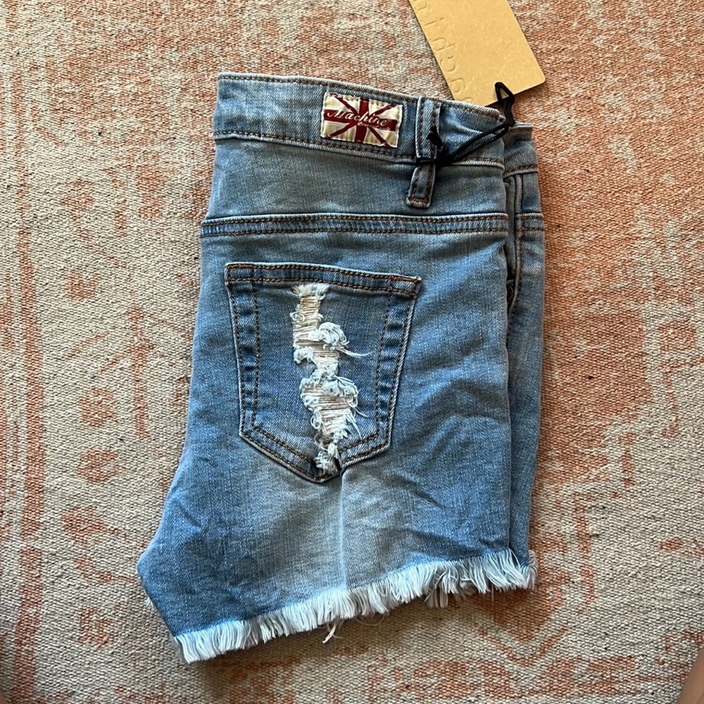 Machine Womens light wash jeans shorts - Picture 3 of 4
